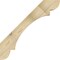 Ekena Millwork 6"W x 42"D x 42"H Olympic Rough Sawn Knee Brace, Douglas Fir BRC06X42X42OLY00RDF - alternate 4